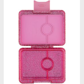 Yumbox Madkasse m. 3 Rum - Bento Snack - Sparkle Pink