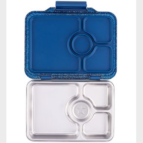 Yumbox Madkasse m. 4 Rum - Bento Steel - Twilight Glitter