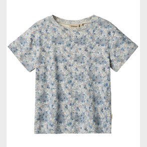 Wheat T-shirt - Ella - Blue Summer Flowers