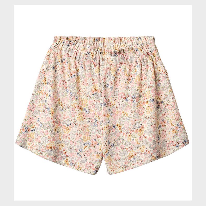 Wheat Shorts - Sandy - Bright Flowers