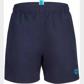 Arena Badeshorts - Solid R - Navy/Turkis