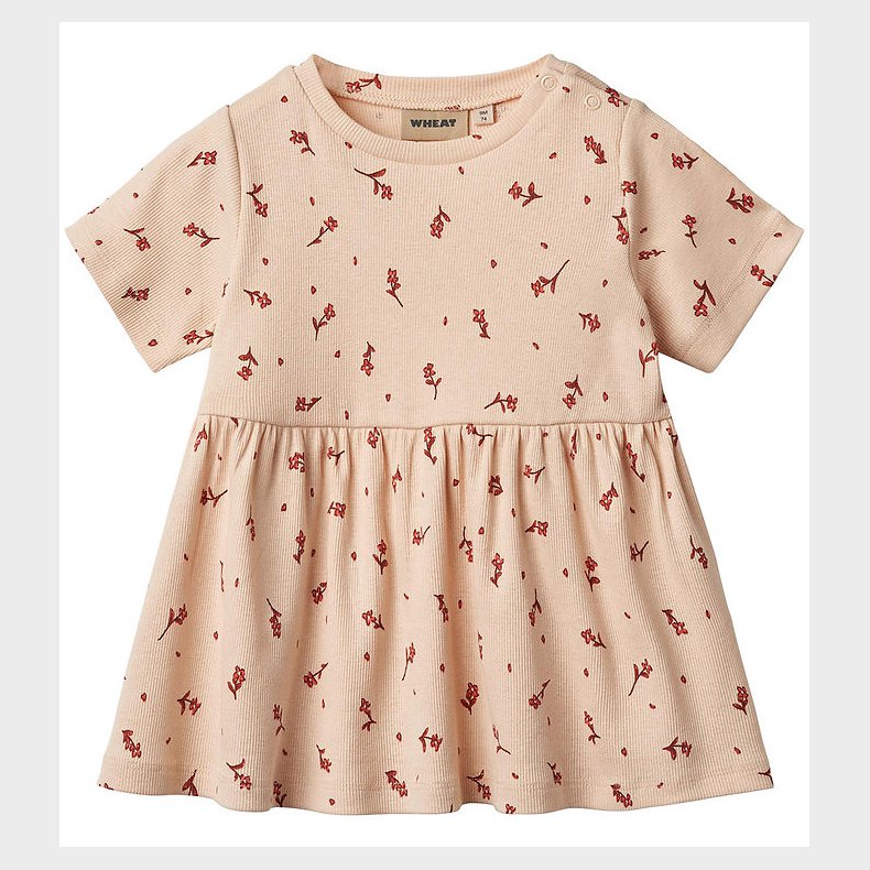 Wheat Kjole - Rib - Anna - Rose Water Flowers