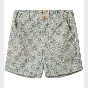 Wheat Shorts - Elvig - Aqua Hawaii Flowers