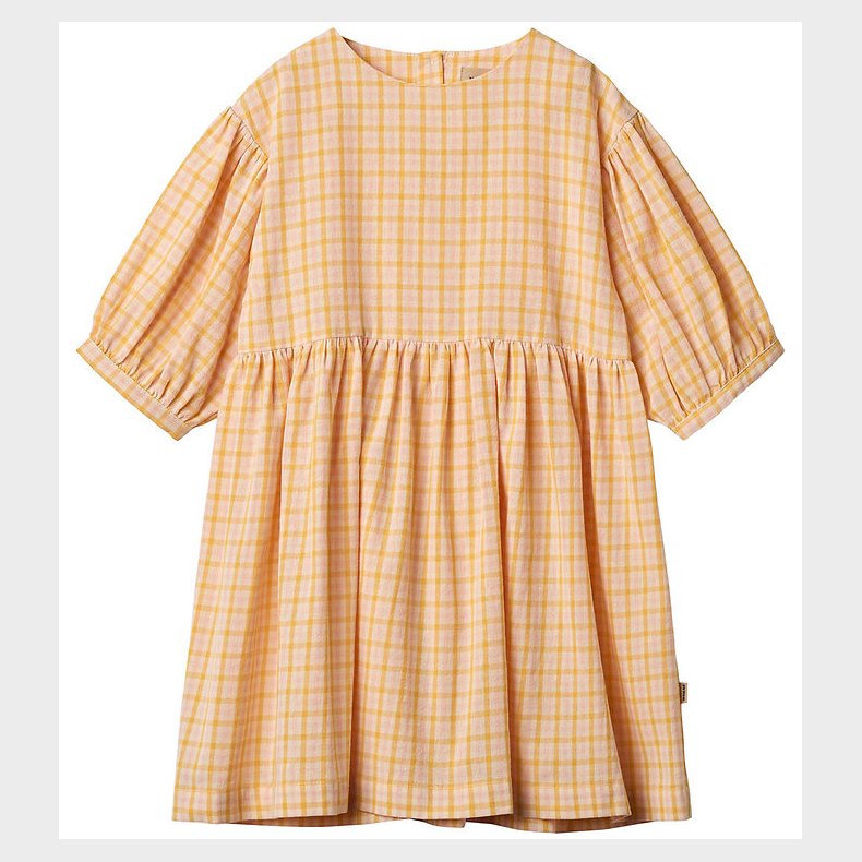 Wheat Kjole - Magda - Yellow Check