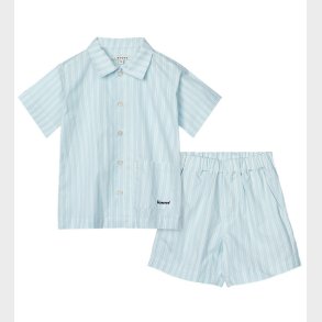 Liewood S�t - Leona - Stripe Pure Sky/Creme De La Creme