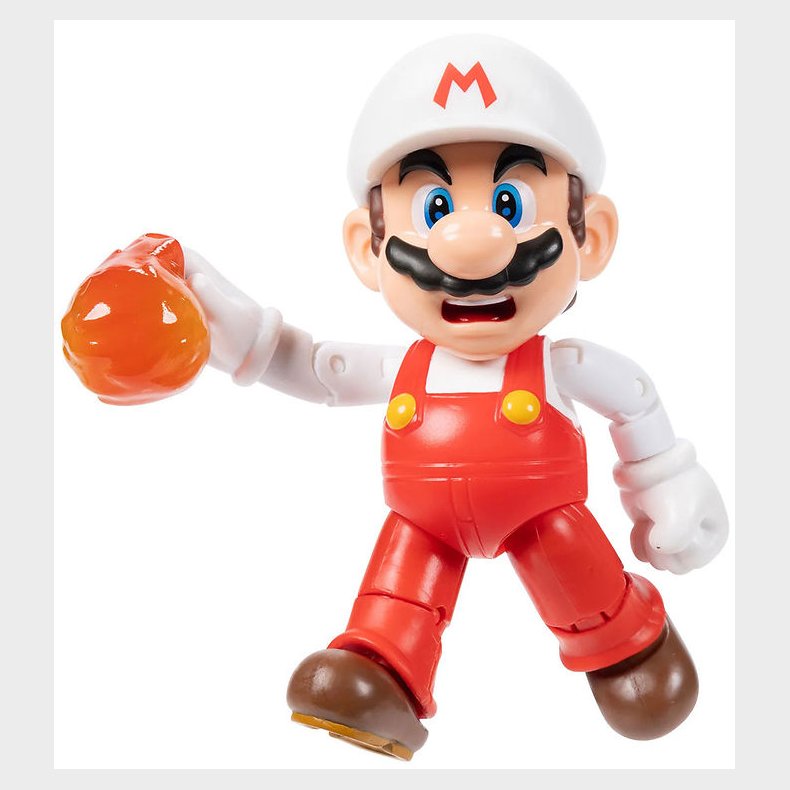 Super Mario Figur - 10 cm - Fire Mario