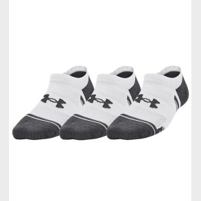 Under Armour Ankelstrmper - 3 Pak - Hvid m. Gr