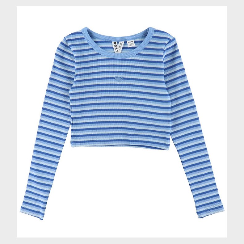 Roxy Bluse - Cropped - Rib - Hey Yeah Yeah - Dazzling Blue Party