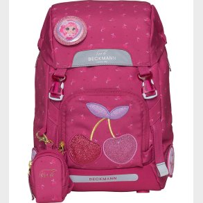 Beckmann Skoletaske - Classic - Cherry - Rd