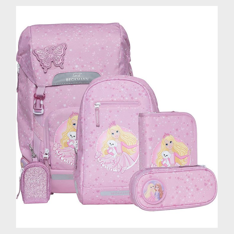 Beckmann Skoletaskest - Classic Maxi - Rosie - Pink