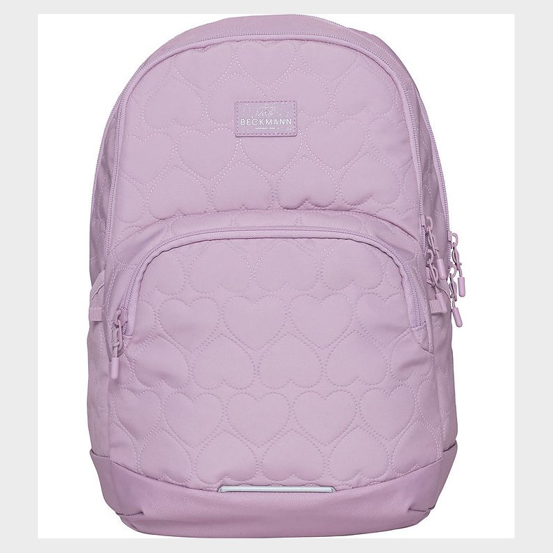 Beckmann Skoletaske - Sport Junior - Padded Hearts - Pink