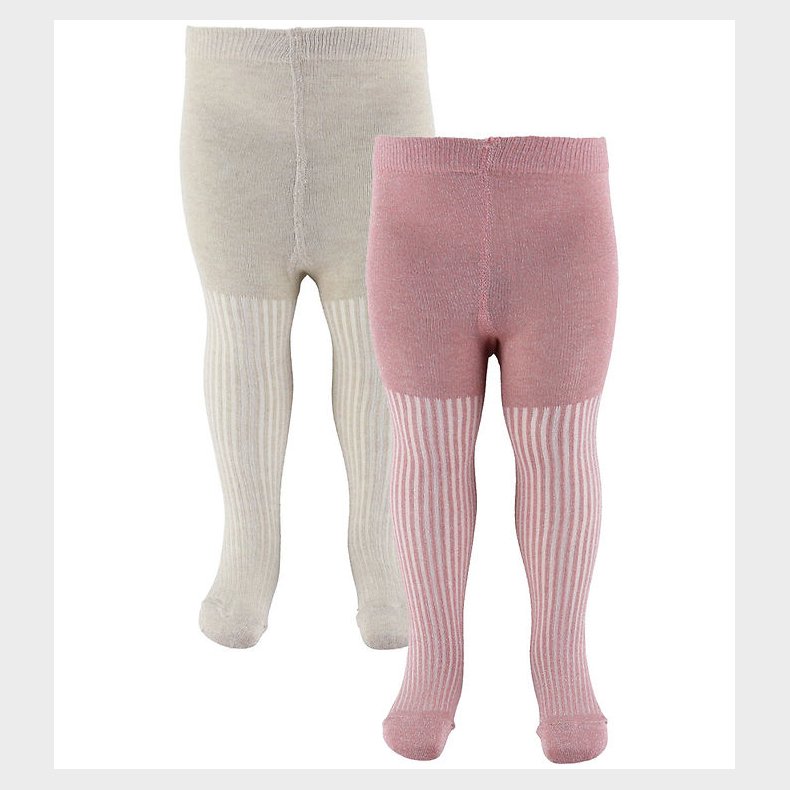 Minymo Str�mpebukser - 2-pak - Ash Rose m. Glimmer