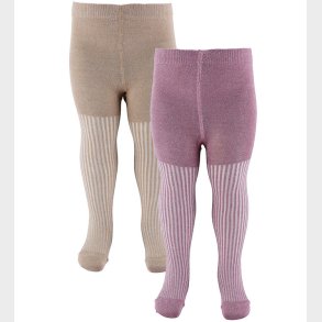 Minymo Str�mpebukser - 2-pak - Dusky Orchid m. Glimmer