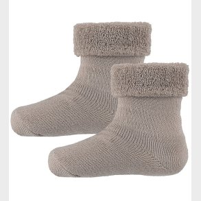 Minymo Str�mper - 2-Pak - Terry - Light Taupe