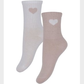 Minymo Str�mper - 2-pak - Shell m. Hjerte