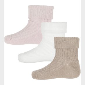 Minymo Str�mper - 3-Pak - Rib - Shell