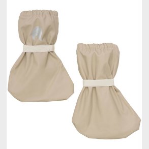 CeLaVi Overtrkssko m. Fleece - PU - White Pepper