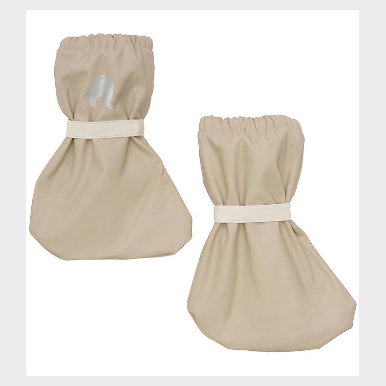 CeLaVi Overtrkssko m. Fleece - PU - White Pepper