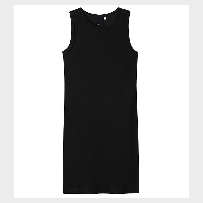 Name It Kjole - Rib - Slim - Noos - NmfNakal - Sort