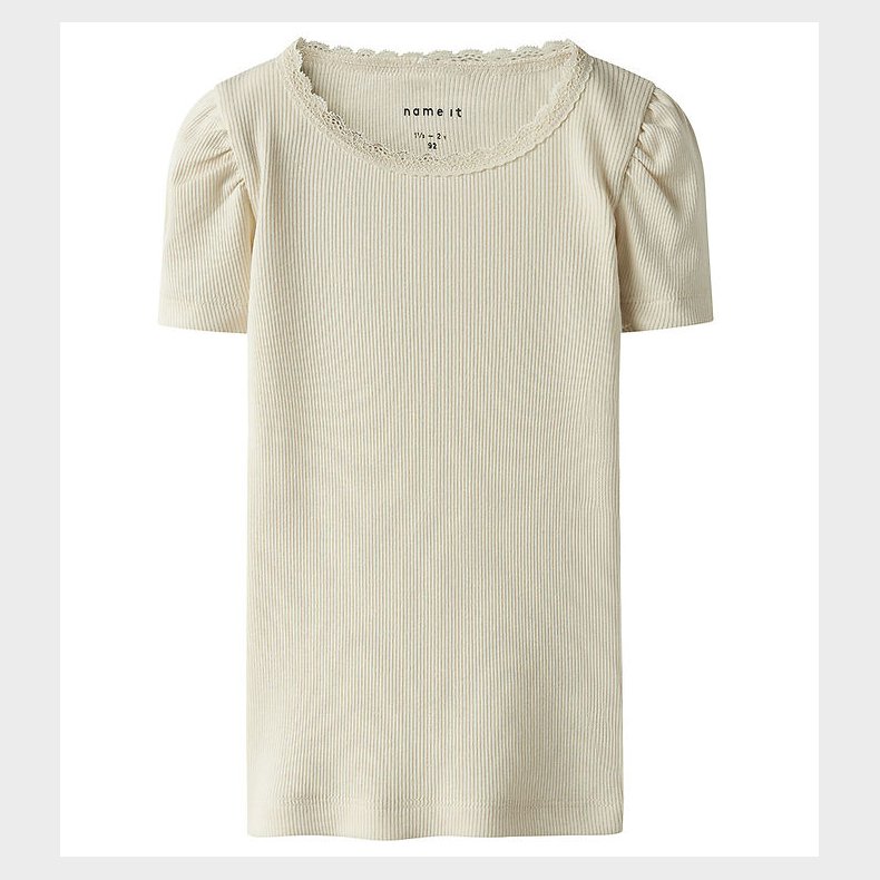 Name It T-shirt - Rib - Noos - NmfKab - Summer Sand