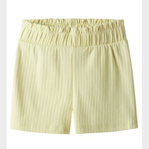 Name It Shorts - Rib - Noos - NmfSurajali - Pastel Yellow