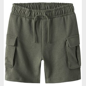 Name It Sweatshorts - Cargo - Noos - NkmOllie - Dusty Olive