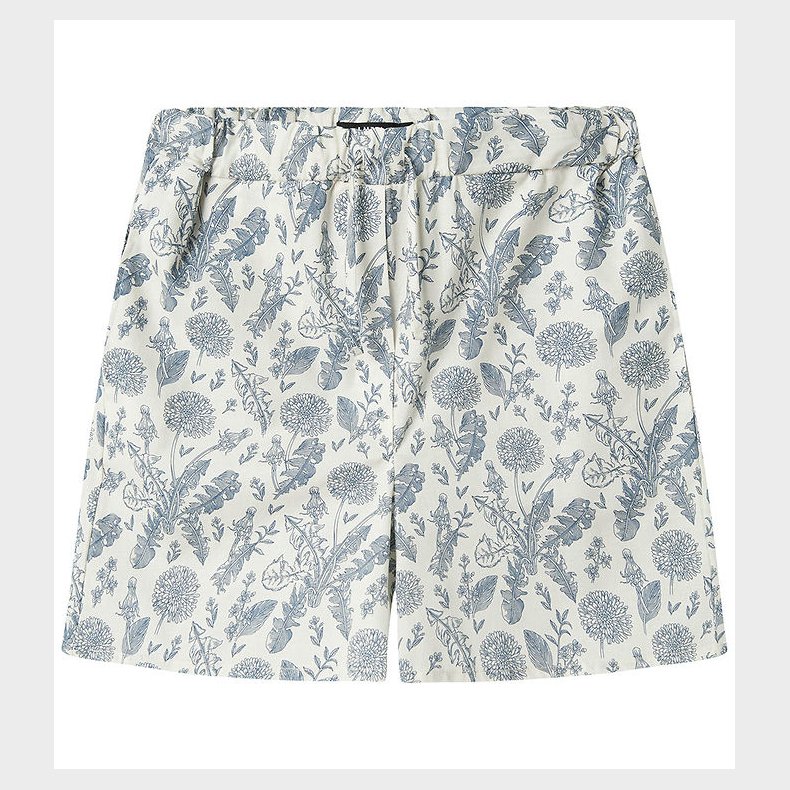 LMTD Shorts - NlnHeina - White Alyssum/Sargasso Sea