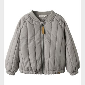 Lil' Atelier Bomberjakke - NmnLio - Mourning Dove m. Mne