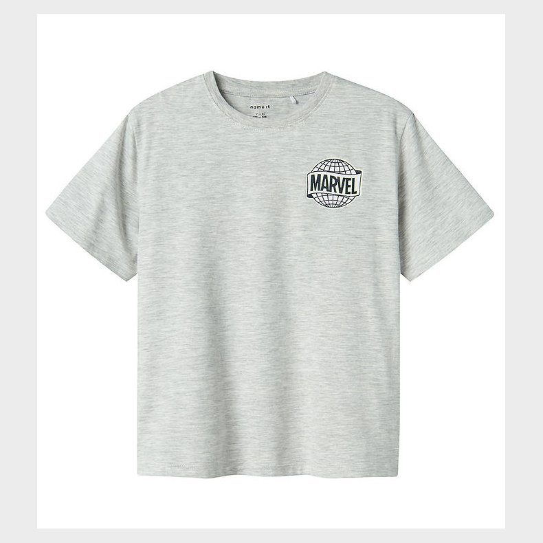 Name It T-shirts - Marvel - NkmMajor - Light Grey Melange