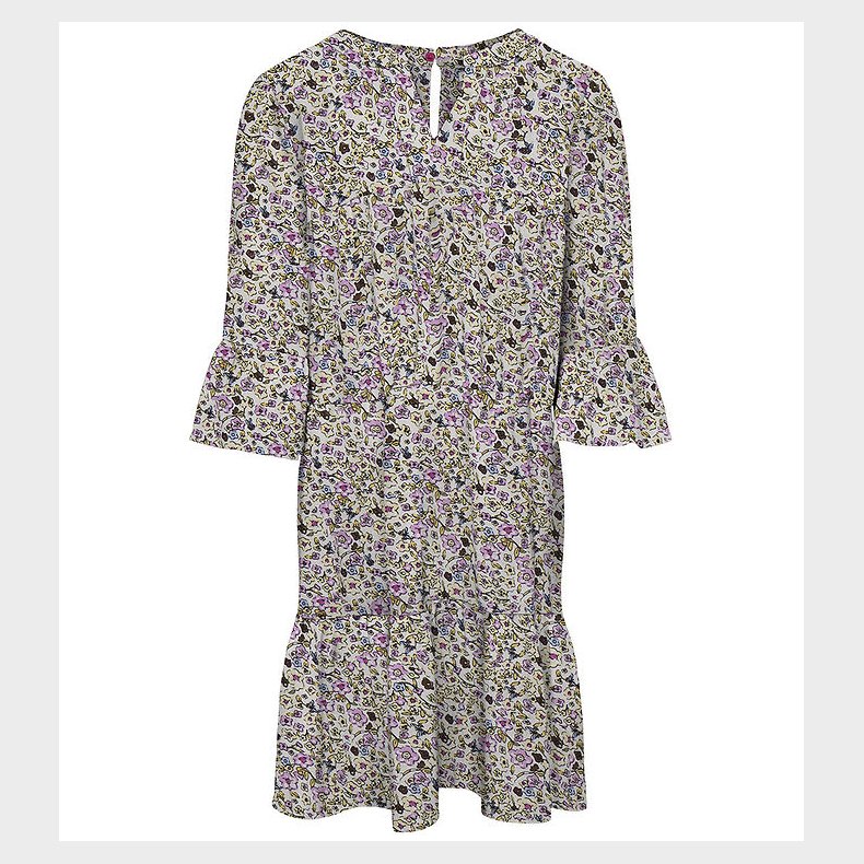 Kids Only Kjole - KogGlow - Cloud Dancer/Ditsy Flowers