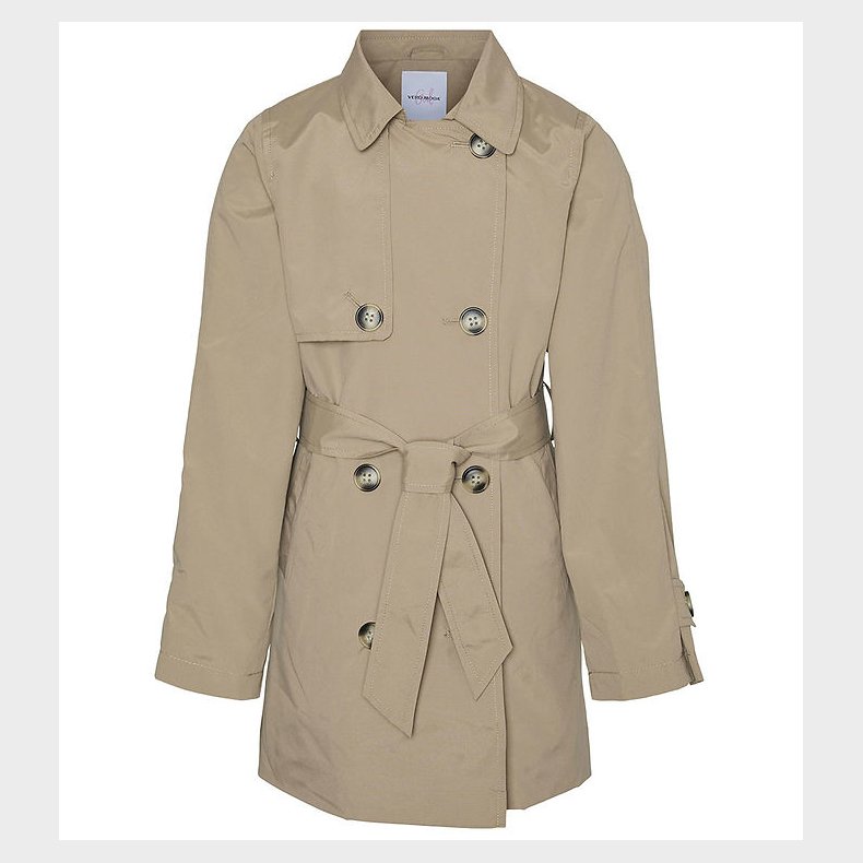 Vero Moda Girl Frakke - VmZoa 3/4 - Silver Mink