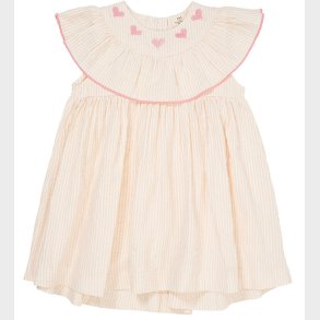 Copenhagen Colors Kjole - Dusty Rose W. Creame Stripe W. Pink