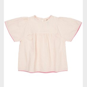 Copenhagen Colors T-shirt - Dusty Rose W. Cream Stripe W. Pink