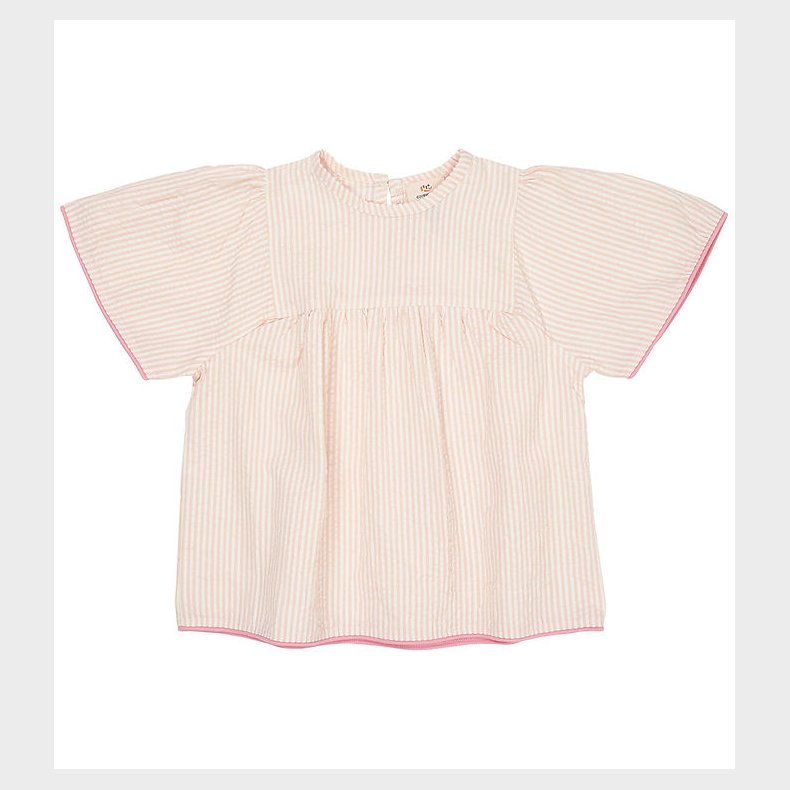 Copenhagen Colors T-shirt - Dusty Rose W. Cream Stripe W. Pink