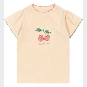 Konges Sljd T-Shirt - Famo Puff - Ecru