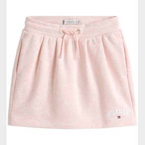 Tommy Hilfiger Nederdel - Pleat Terry - Coral Ice Heather