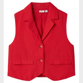 Name It Vest - NkfFalinnen - Kort - Chinese Red