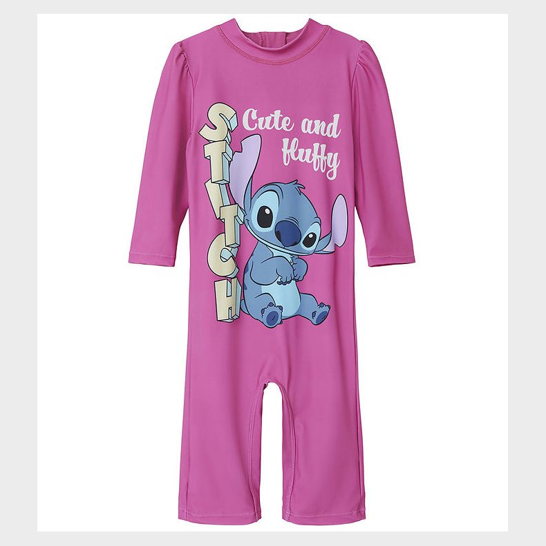 Name It Badeheldragt - NmfMosa - UV40+ - Carmine Rose