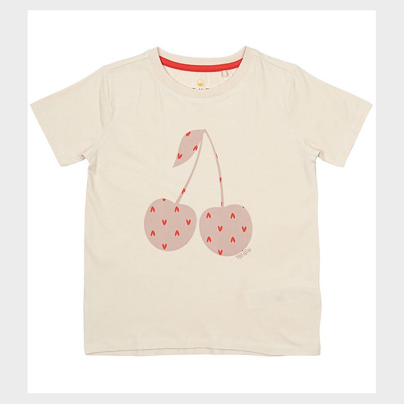 The New T-shirt - TnNolene - White Swan m. Kirseb�r