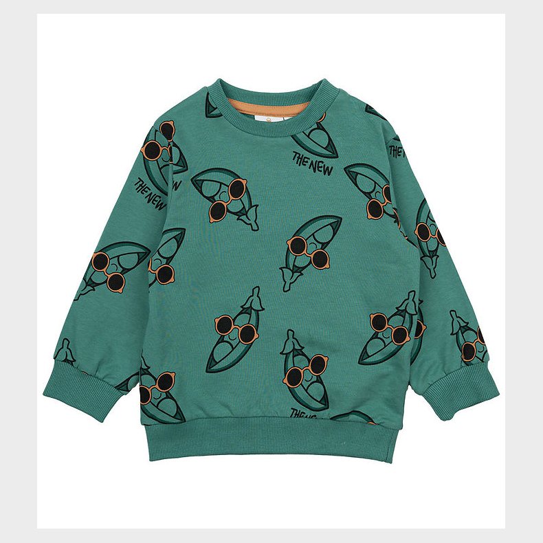 The New Siblings Sweatshirt - TnstNeo - Bottle Green m. �rter