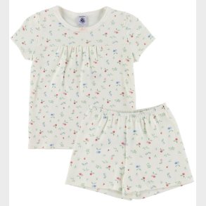 Petit Bateau Nattj - 2-Delt - Marshmallow/Multicolor