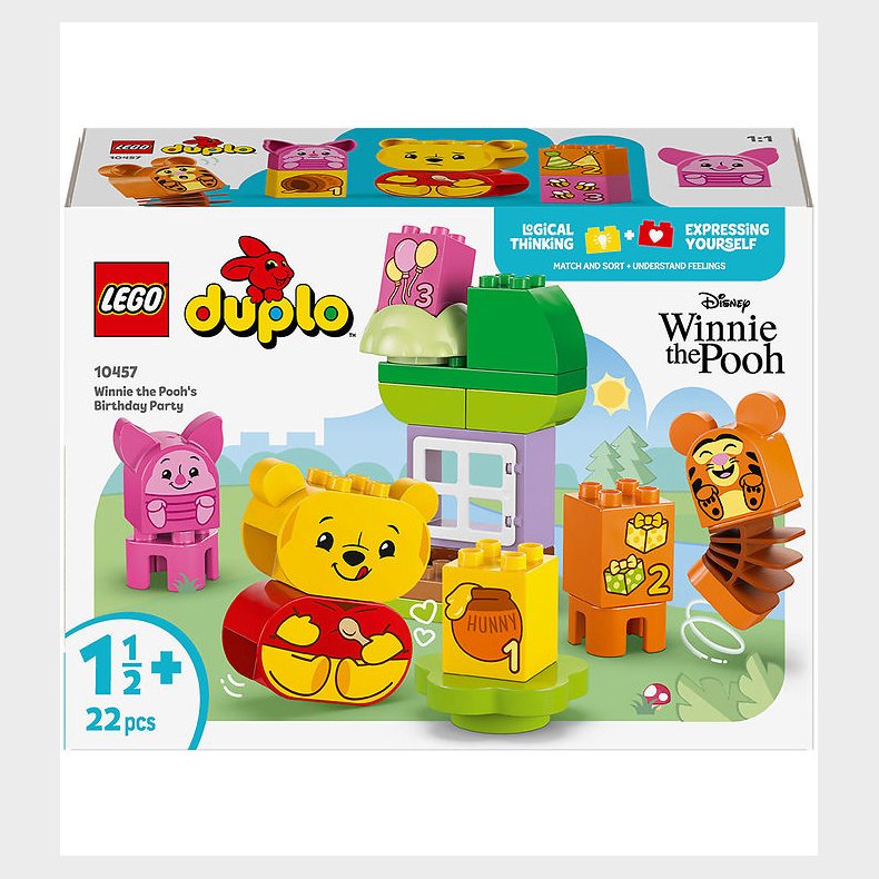 LEGO® DUPLO - Peter Plys' F�dselsdagsfest 10457 - 22 Dele