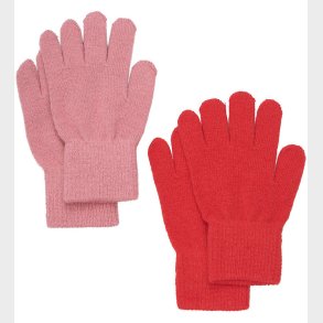 CeLaVi Handsker - Uld/Nylon - Strik - 2-pak - Cayenne