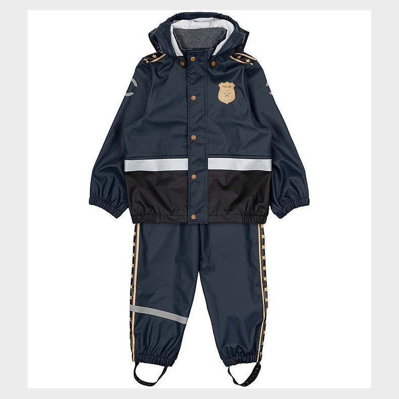 Mikk-Line Regntj m. Seler - PU - Blue Nights m. Politi