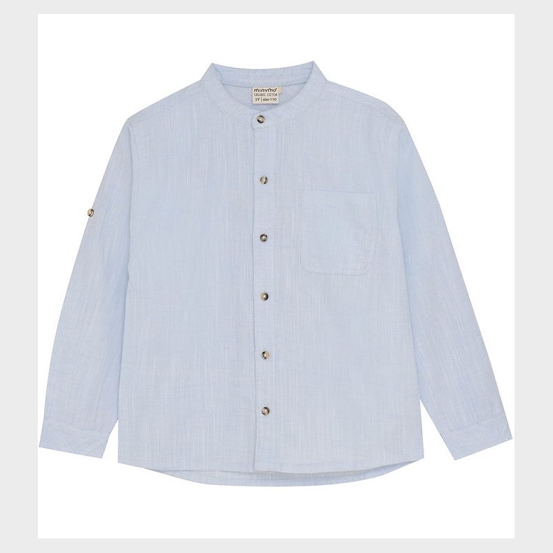 Minymo Skjorte - Y/D - Blue Fog