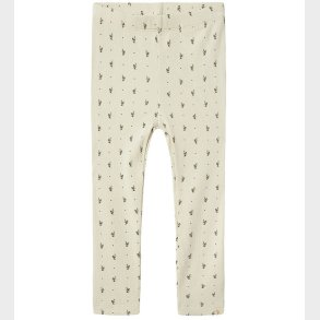 Lil' Atelier Leggings - Rib - NmfGago - Turtledove