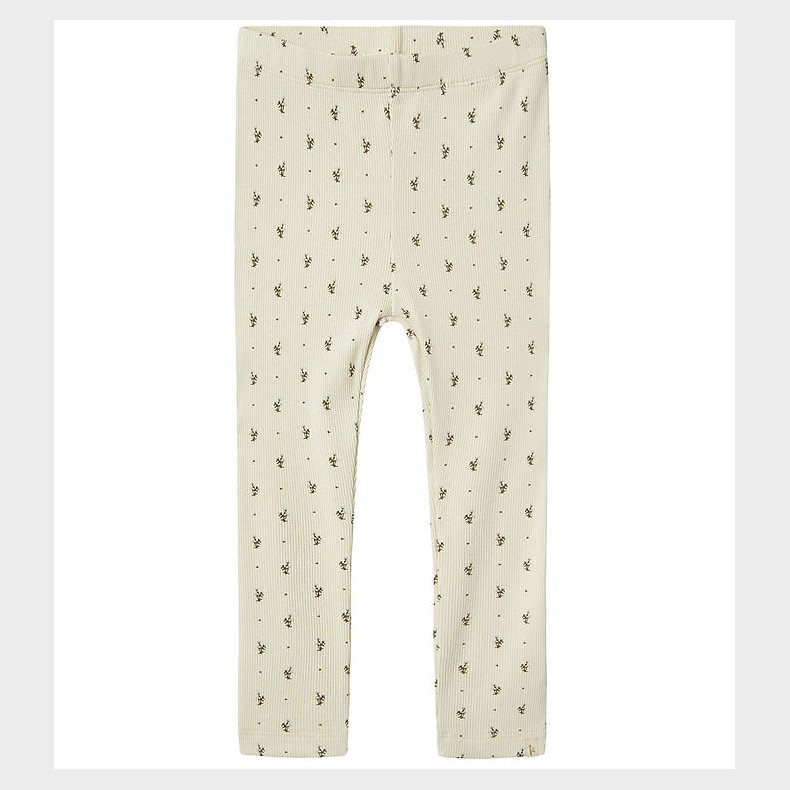 Lil' Atelier Leggings - Rib - NmfGago - Turtledove