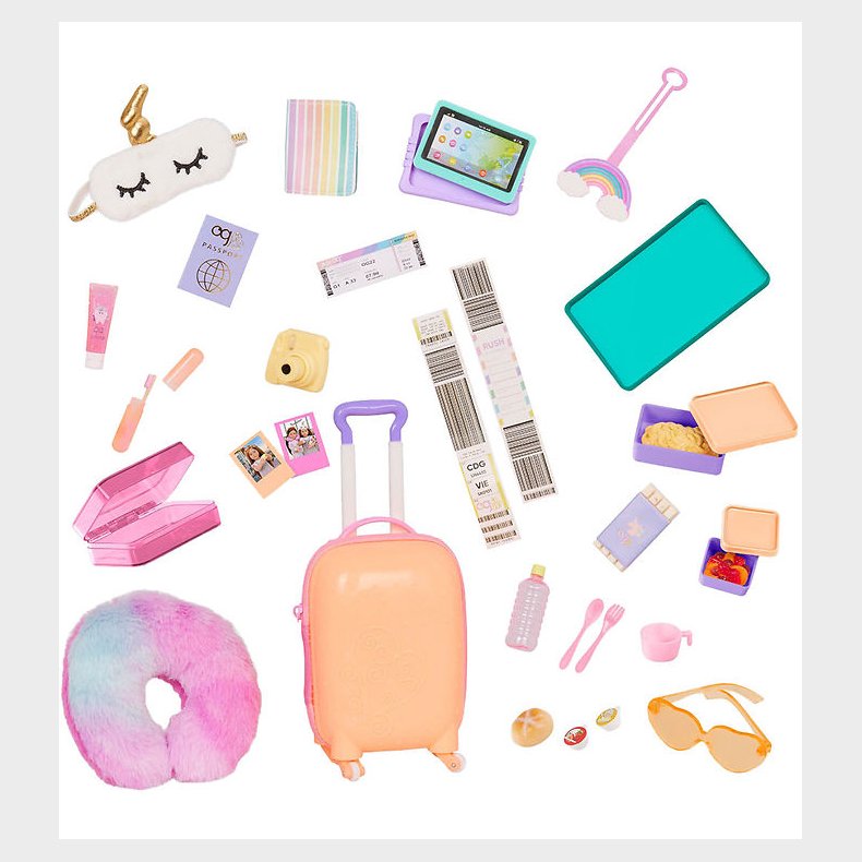 Our Generation Dukketilbeh�r - Kufferts�t - Regnbue