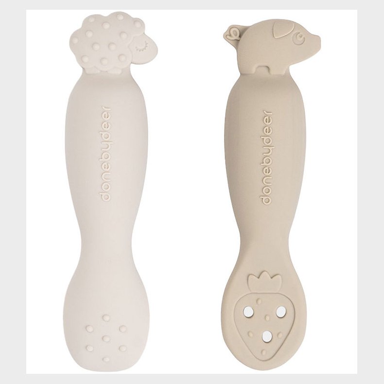 Done By deer Babyskeer - 2-pak - Tiny Farm - Sand