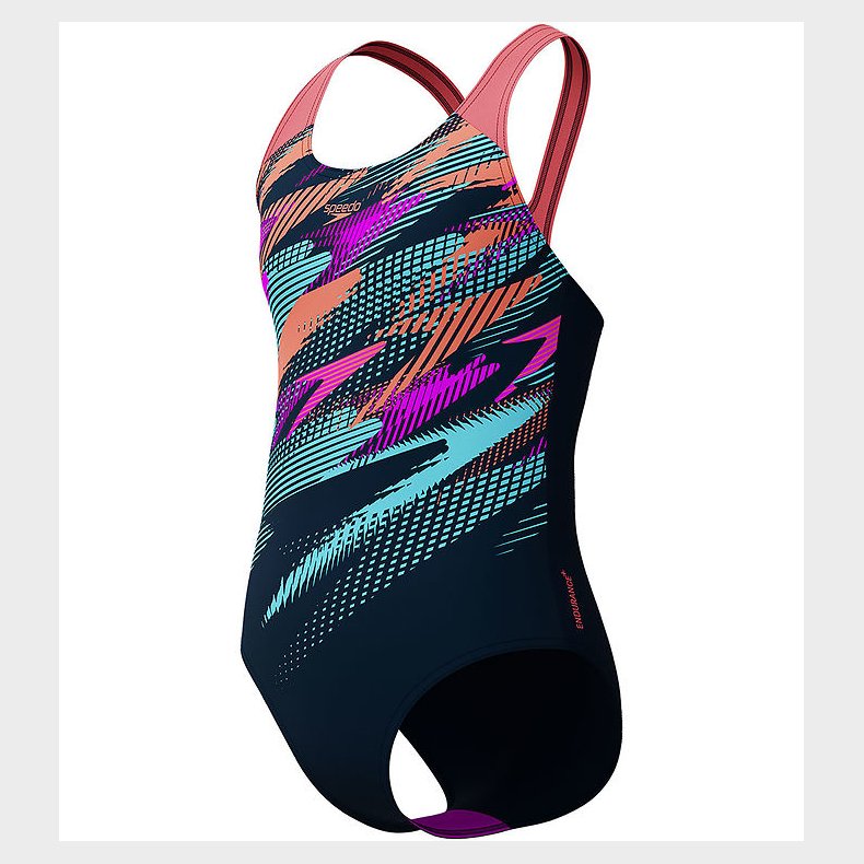 Speedo Badedragt - Digi Placemement Splashback - Sort m. Print